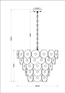 Подвесная люстра Arte Lamp