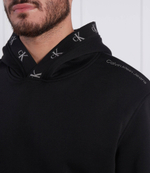 Худи logo jacquard CALVIN KLEIN JEANS - черный(J30J321883)