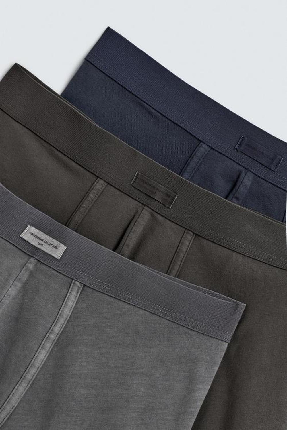 ZARA КОМБИНИРОВАННЫЙ НАБОР ИЗ ТРЕХ ТРУСОВ-БОКСЕРОВ, РАЗНОЦВЕТНЫЙ