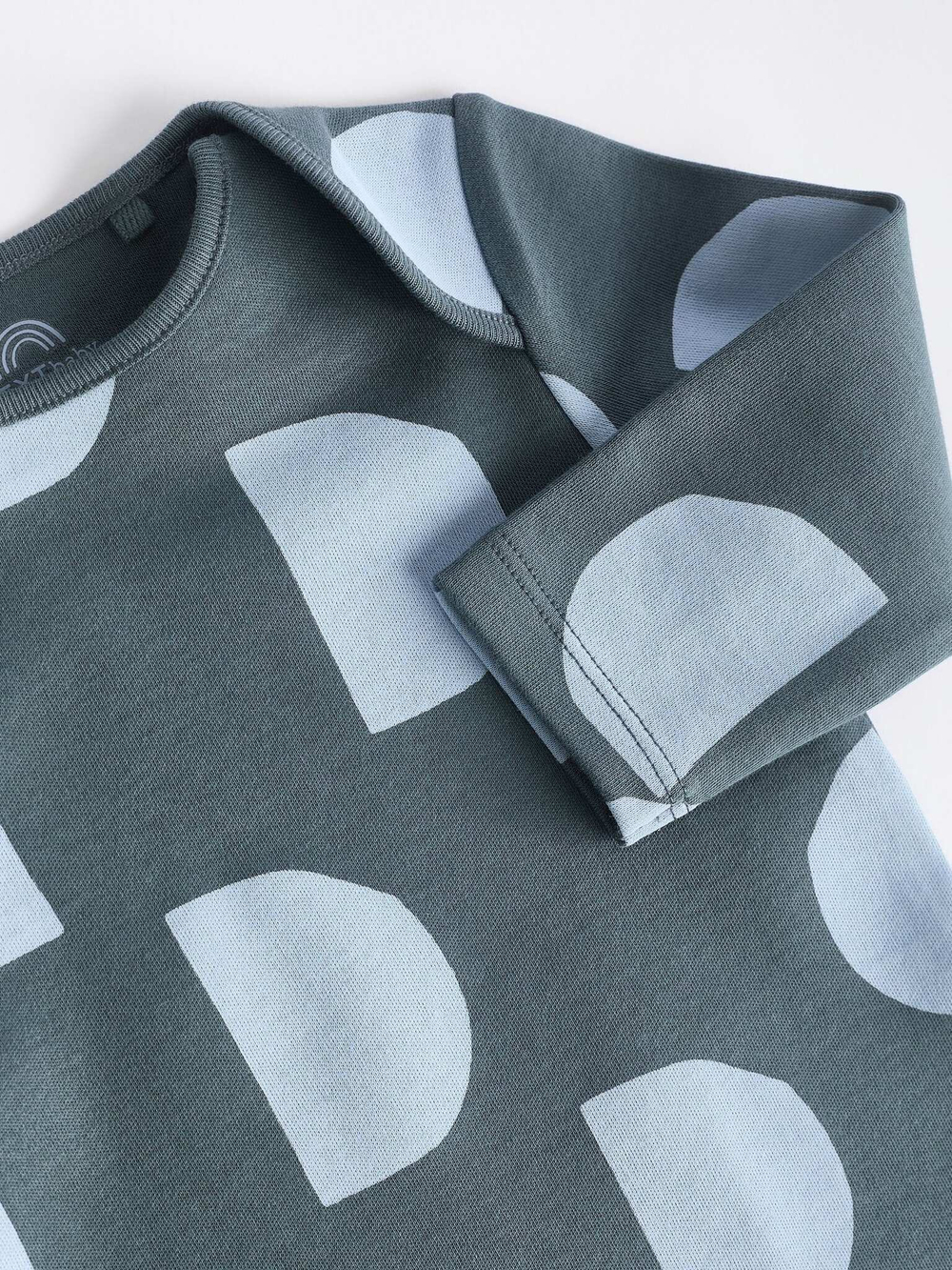 Боди с длинным рукавом для малышей Next K79-792, 5 шт., Бежевый, Синий