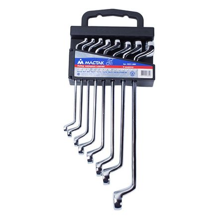 Цена на МАСТАК (0231-08H) Набор накидных ключей, 6-22 мм, 8 предметов