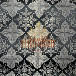 Парча "Вера" чёрная