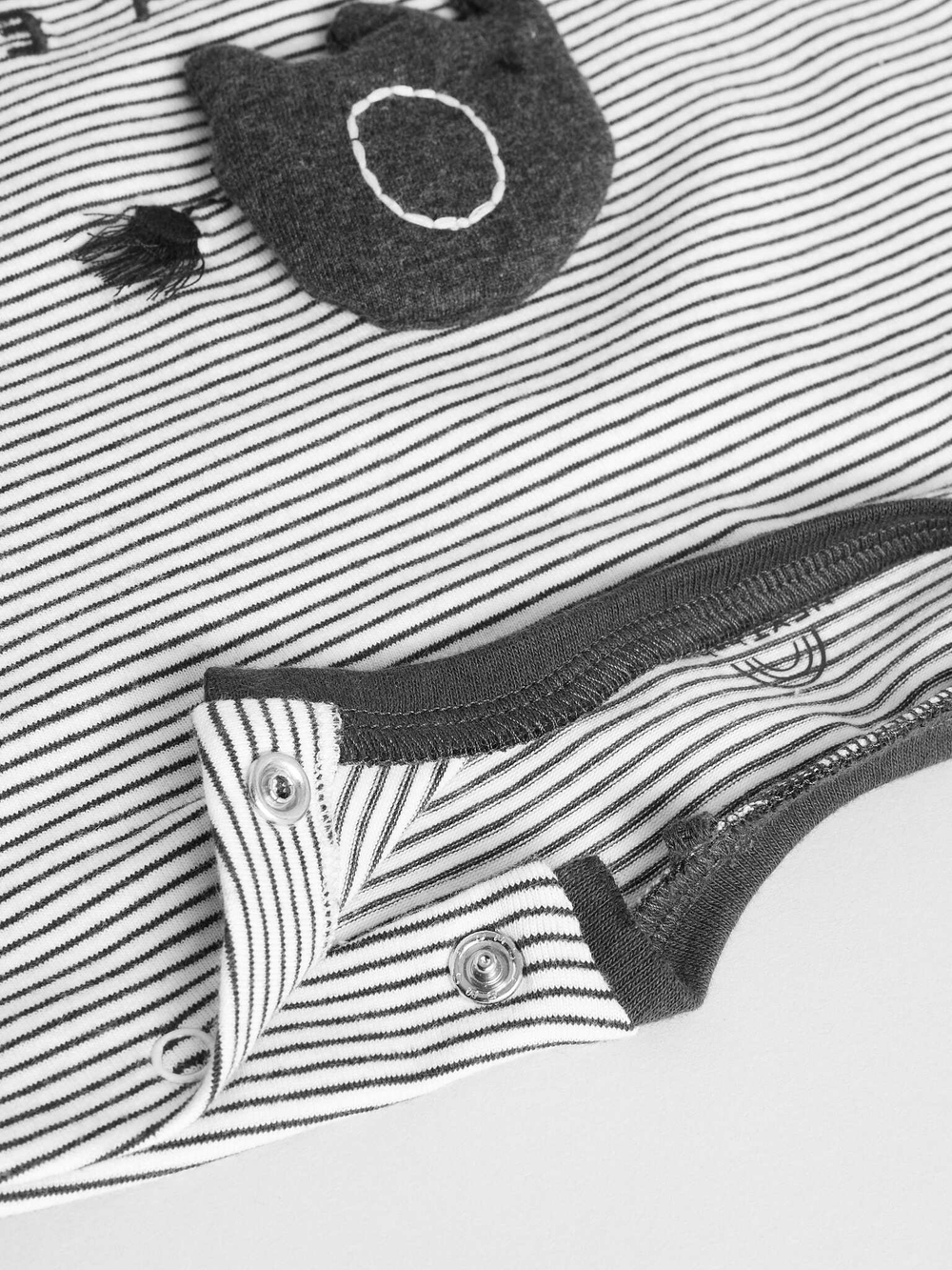 Лонгслив и легинсы в комплекте для малышей Next E48-214, Серый, Темно-серый