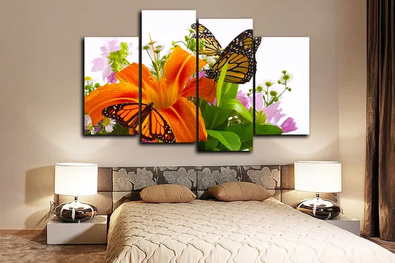 Модульная картина "Тигровая лилия"