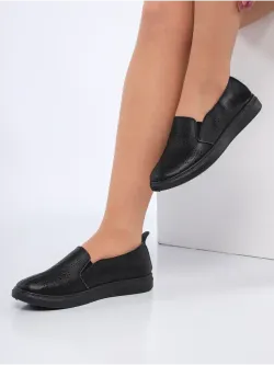 Мокасины летние с перфорацией