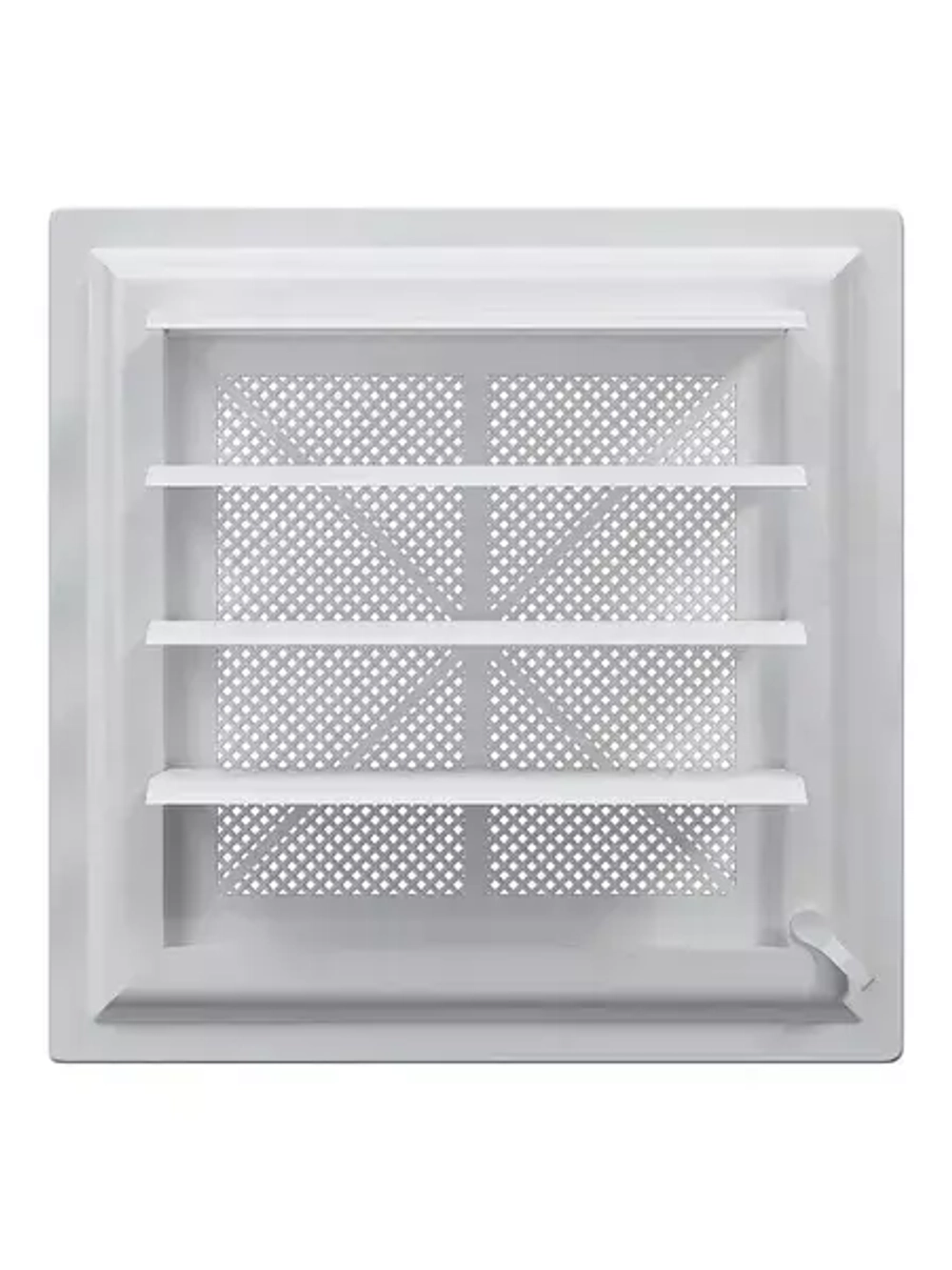 Решетка вентиляционная AIRVENT регулируемая жалюзи 281х281 пластик 2828AVp