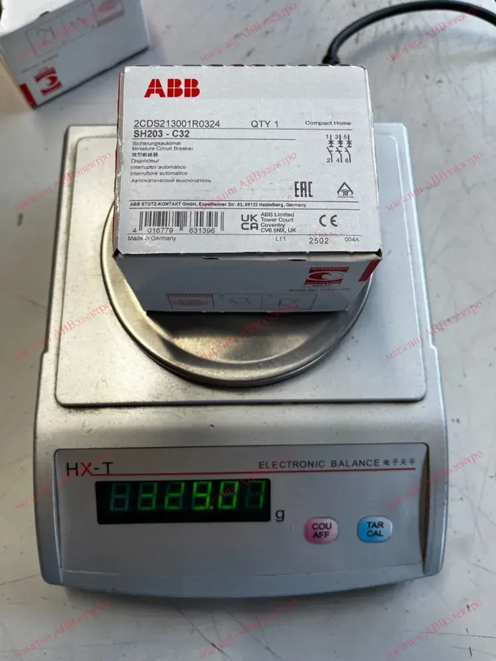Автоматический выключатель ABB SH203 32A 6kA 3P тип С 2CDS213001R0324