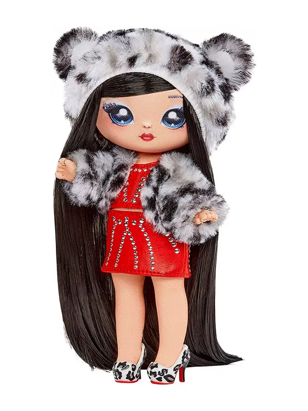 Мягкая кукла снежный барс Leona White Cozy Series