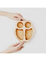 Менажница "Сова" из Сибирского кедра