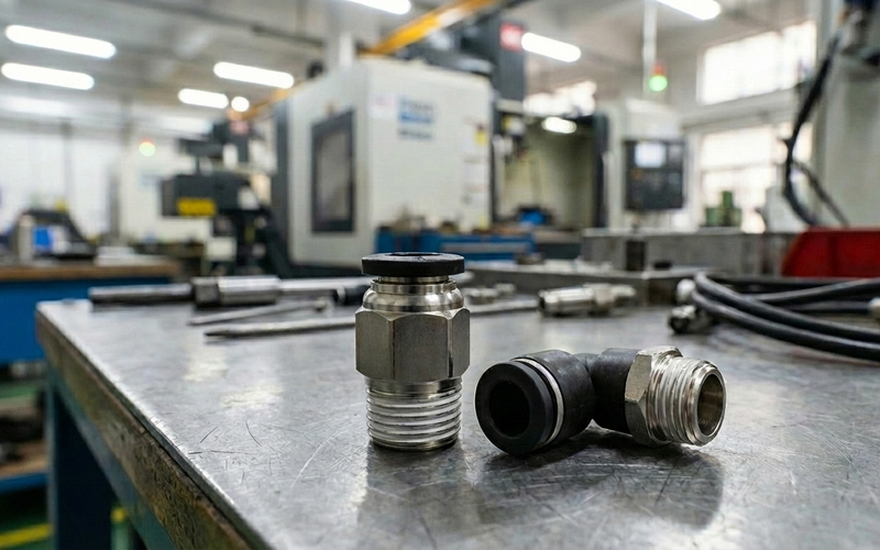 Быстроразъемное резьбовое пневматическое соединение