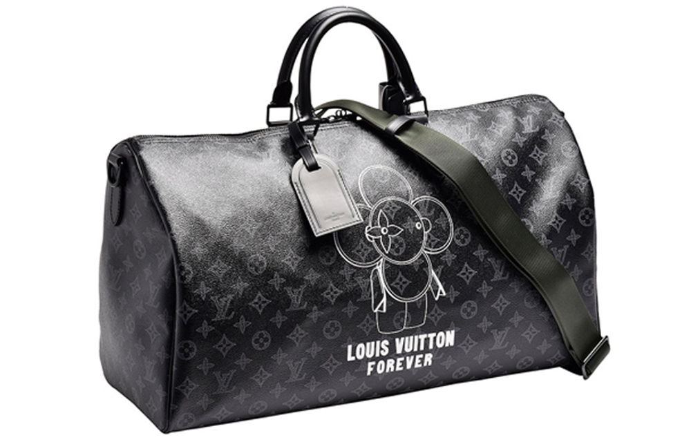 LOUIS VUITTON Keepall Canvas Handbag, Shoulder Bag, Travel Bag Unisex