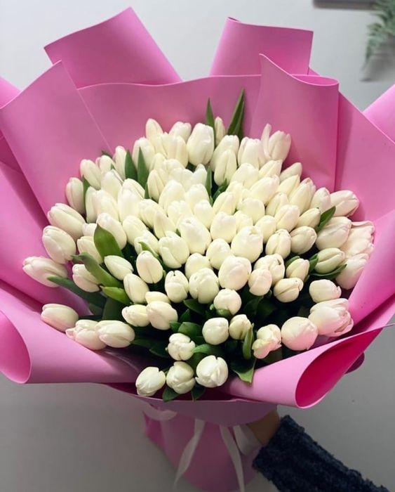 Букет 101 тюльпан (Б-174)