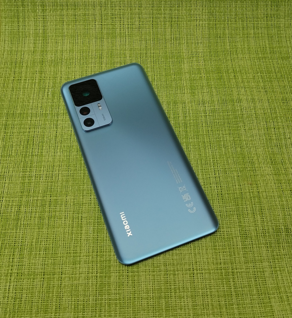 Xiaomi 12T (22071212AG) - Задняя крышка (корпус) в сборе со стеклом камеры (стеклянная) (ORIG-SP)