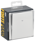 FORTE&PIANO Выключатель карточный 30А FP243M металл белый IEK