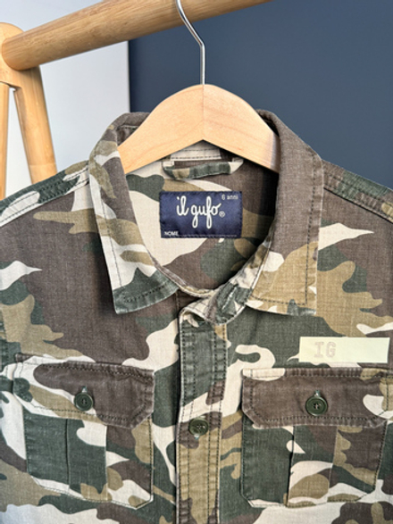 Хлопковая рубашка Il Gufo, 116
