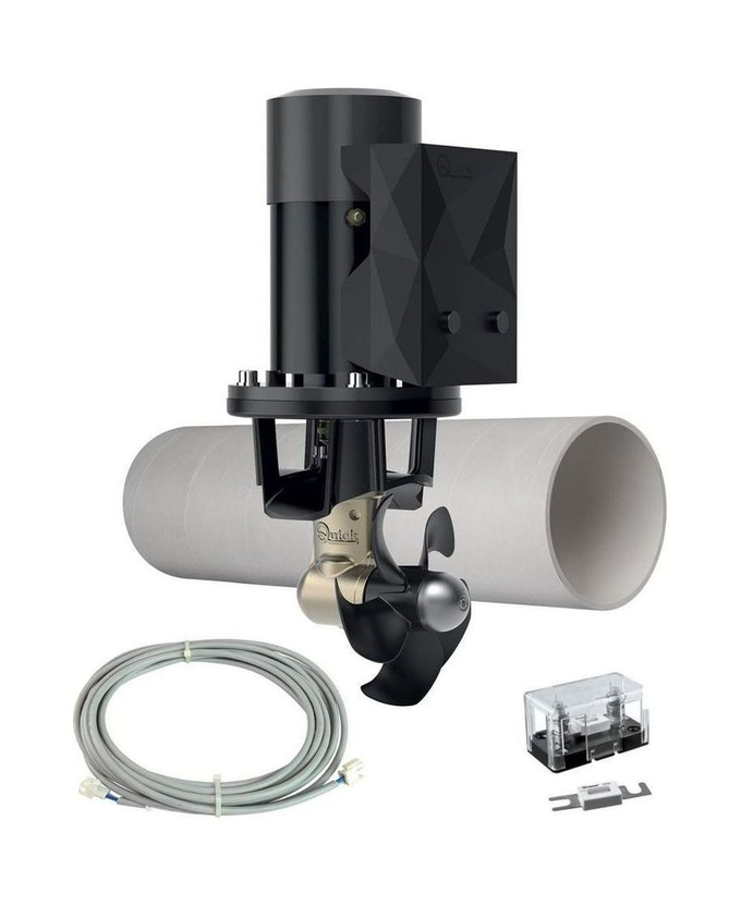 Подруливающее устройство Quick, D185mm, 55KGF, 12 В, (TCDEX08 - TNL 1000mm)