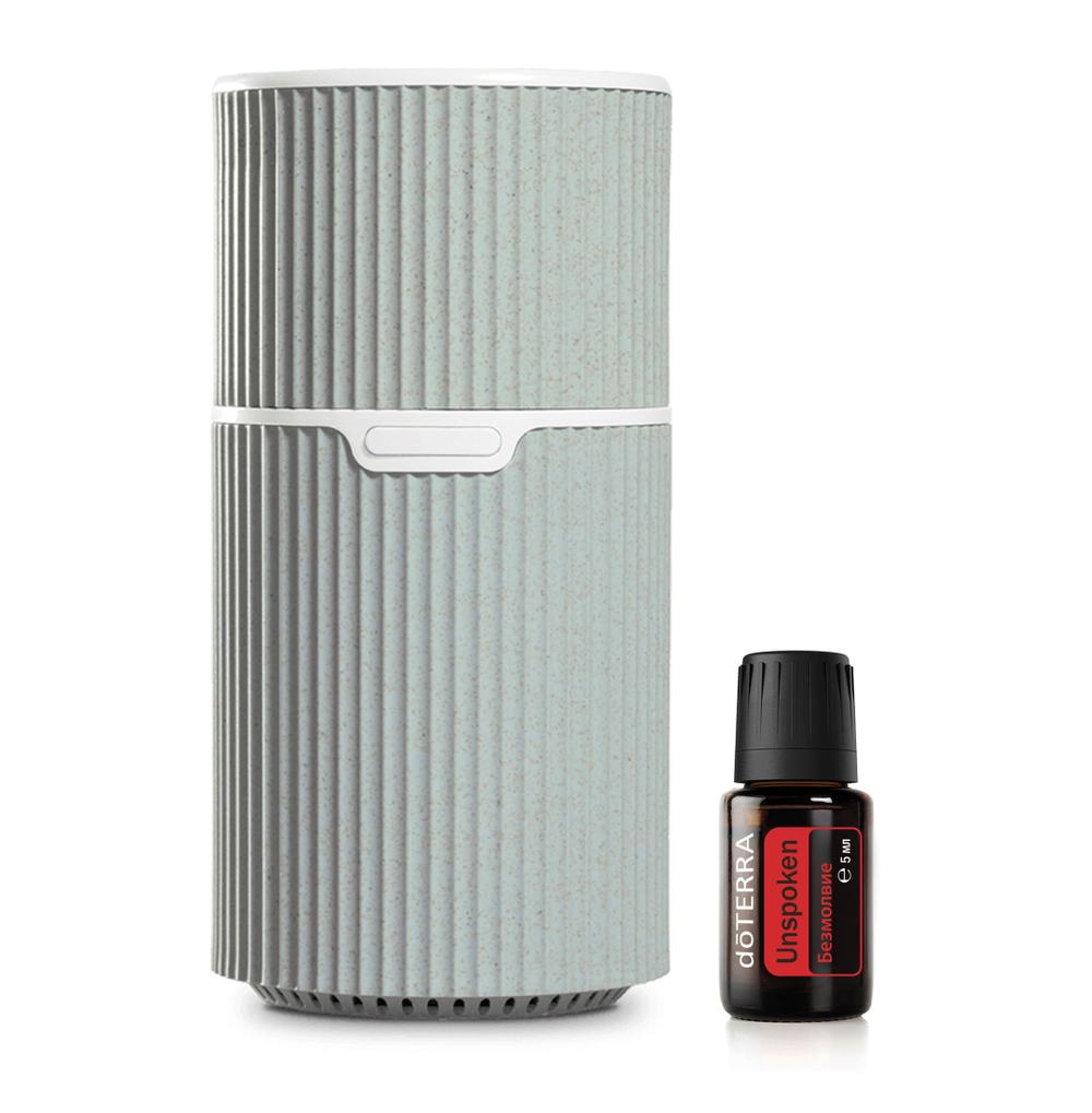 Набор портативный диффузор dōTERRA «Пилот» на аккумуляторе (100 мл) + смесь масел Unspoken Безмолвие (5 мл)