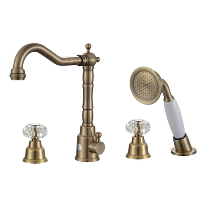 Ganzer Смеситель на борт ванны (на 4 отверстия) GZ09034-D, бронза