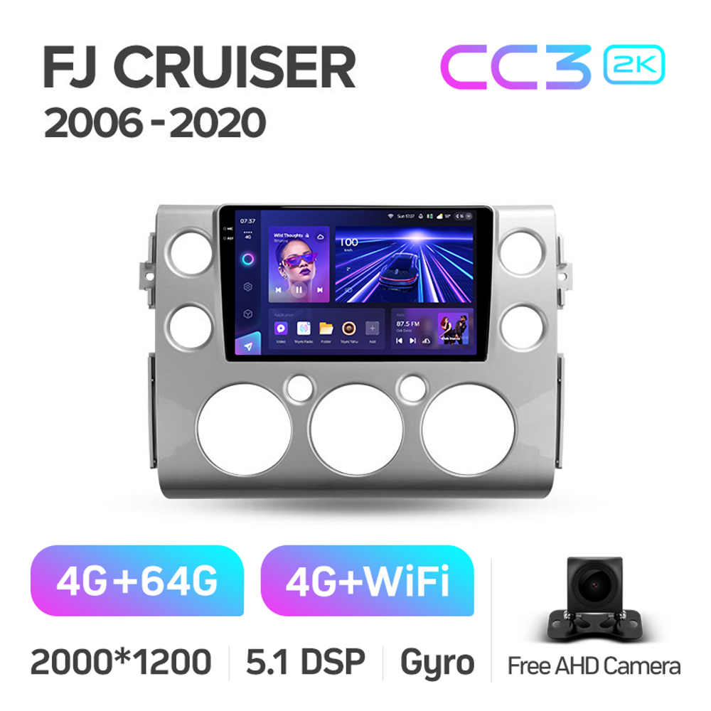 Teyes CC3 2K 9"для Toyota FJ Cruiser 2006-2020