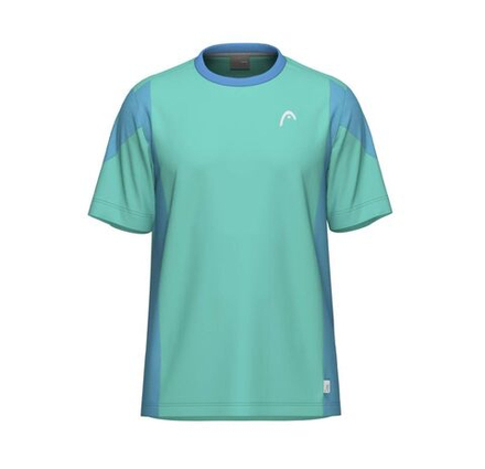 Детская теннисная футболка Head Boys Slice - tourquoise/blue