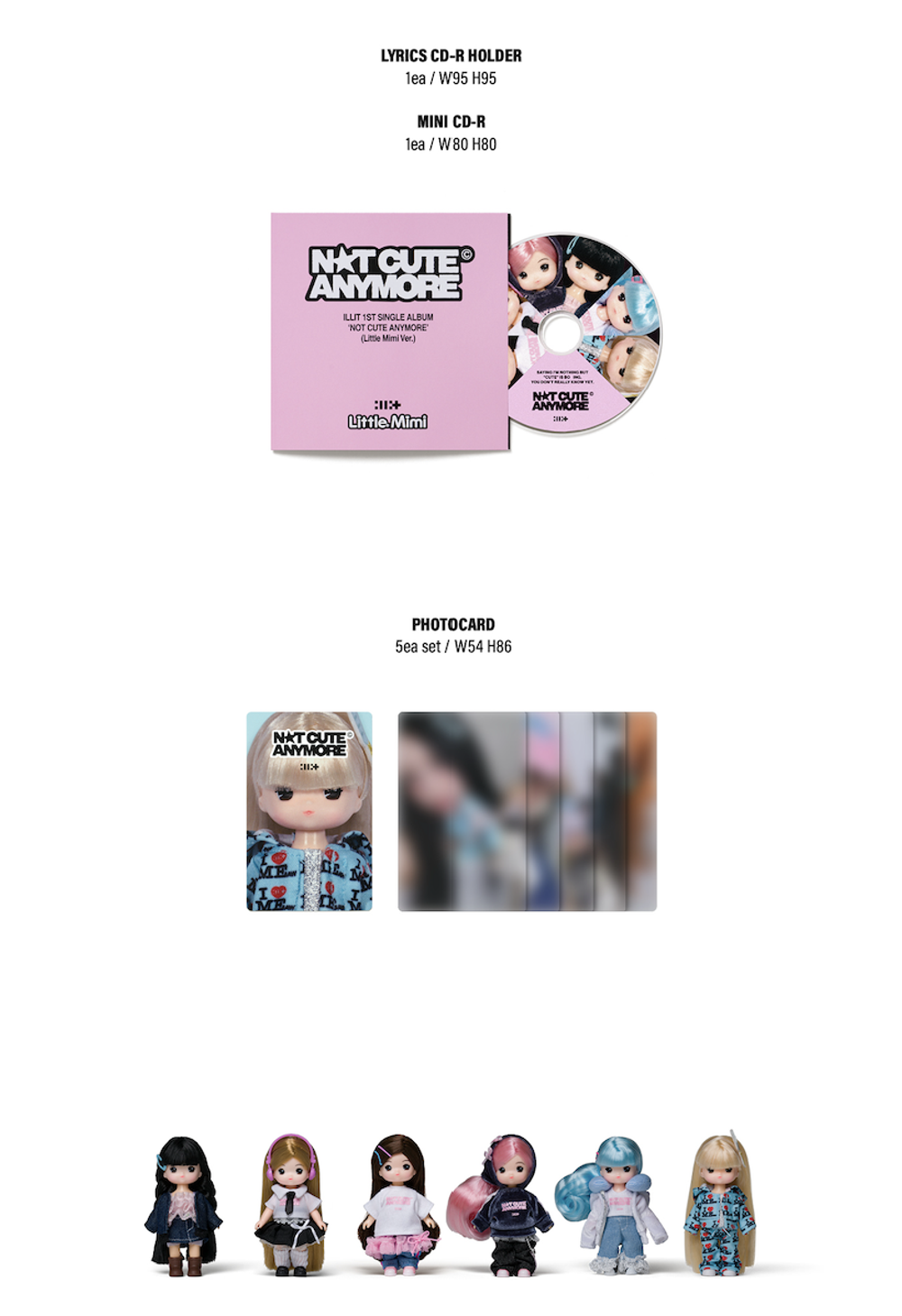 K-POP・アジア ILLIT NOT CUTE ANYMORE little mimi ILLIT - 1st Single Album [NOT CUTE ANYMORE] Little Mimi Version