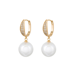 Серьги Fiore Luna WHITE PEARL ABE25386-02 G