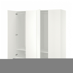 Распашной шкаф PAX FORSAND IKEA (четырехсекционный) (белый)  240*60*220