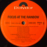 Focus- At The Rainbow (Германия 1973г.)