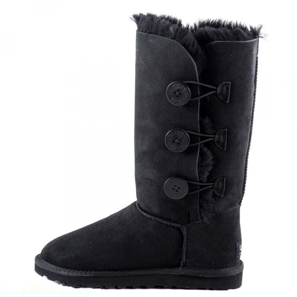 Угги Bailey Button Triplet Black