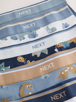 Трусы для мальчика Next E98-868, 5 шт., Голубой, Белый