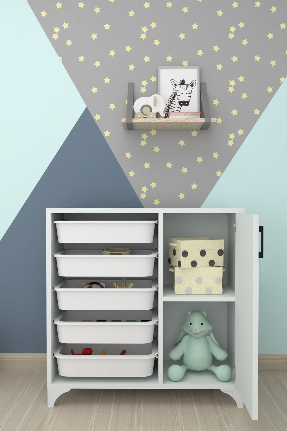 Стеллаж KAYRA - белый