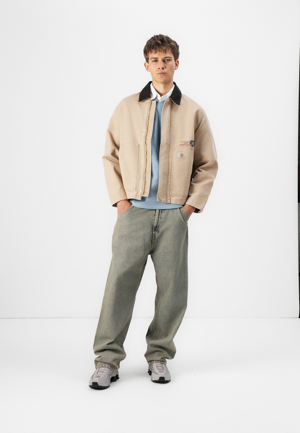 Carhartt WIP Джинсы свободного покроя - Серый