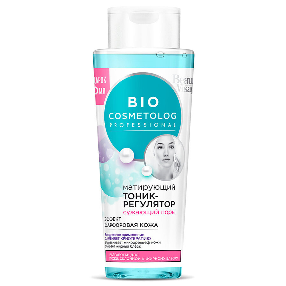 Bio Cosmetolog Тоник-регулятор матирующий и сужающий поры, 260 мл (73105)