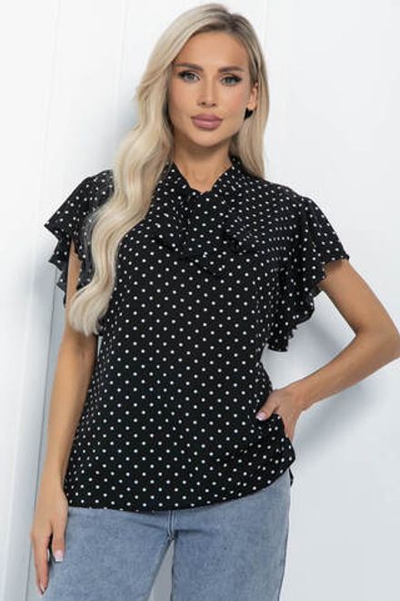 Блуза Челси (черная) Б11494 LT Collection