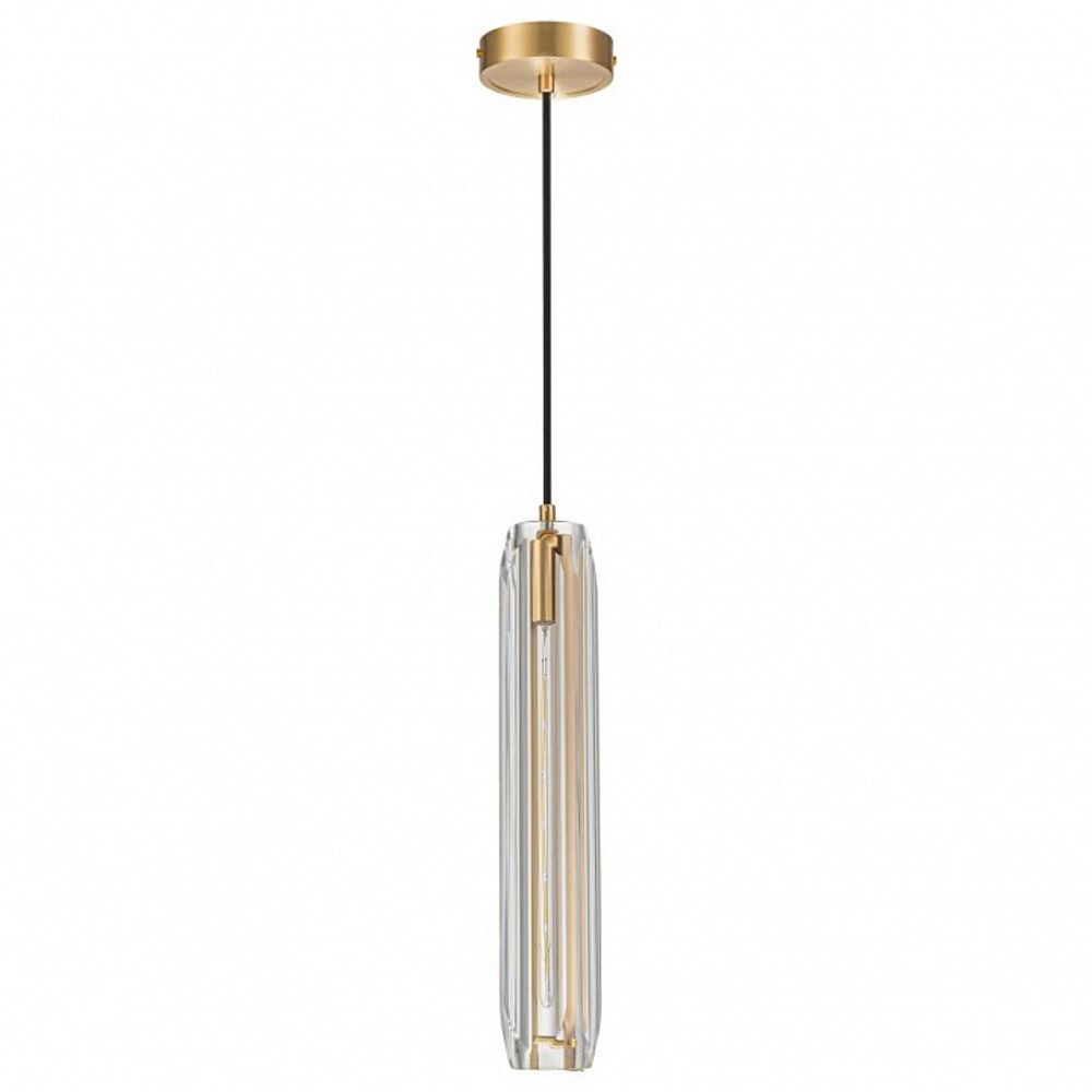 Подвесной светильник Belfast Gibson 6133-1 BR CL