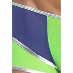 Мужские трусы хипсы зелено-синие Cosmos Colors L30GSB