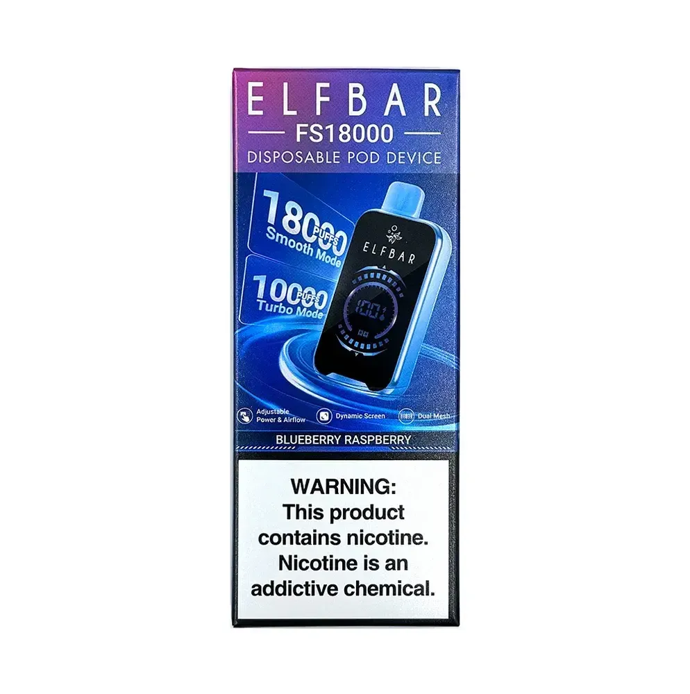 Elf Bar FS18000 - Blueberry Raspberry (5% nic)