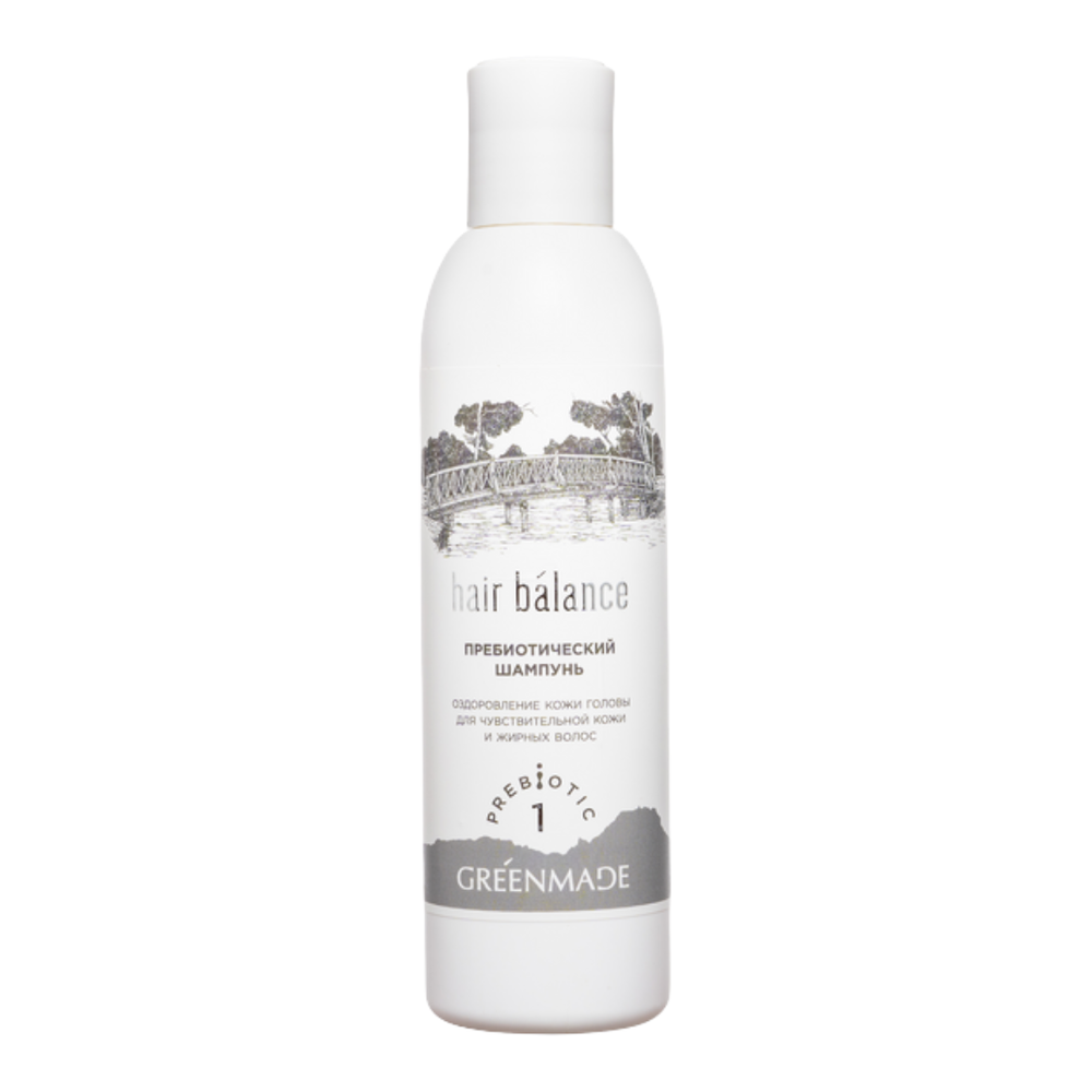 ШАМПУНЬ ПРЕБИОТИЧЕСКИЙ HAIR BALANCE. ОЗДОРОВЛЕНИЕ КОЖИ ГОЛОВЫ, 200мл (Greenmade) ШАМПУНЬ ПРЕБИОТИЧЕСКИЙ HAIR BALANCE. ОЗДОРОВЛЕНИЕ КОЖИ ГОЛОВЫ, 200мл (Greenmade)