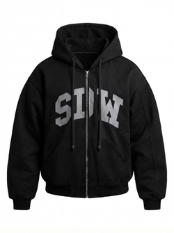 Двухсторонний Бомбер SDW в черном цвете