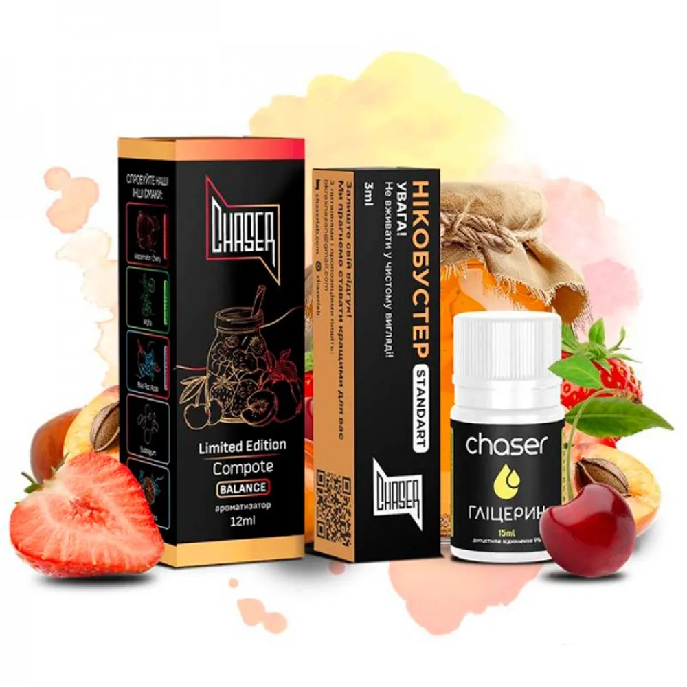 Chaser BLACK - Compote (30ml, 5% nic)