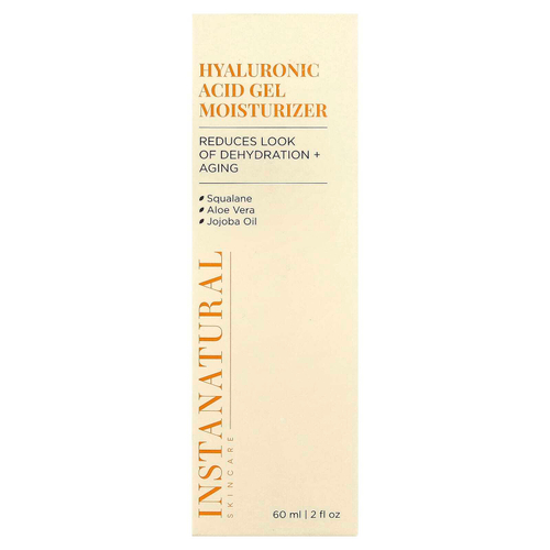 InstaNatural, увлажняющий гель с гиалуроновой кислотой, 60 мл (2 жидк. унции)