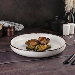 Тарелка с бортом d 25 см h4 см   Noble [6]