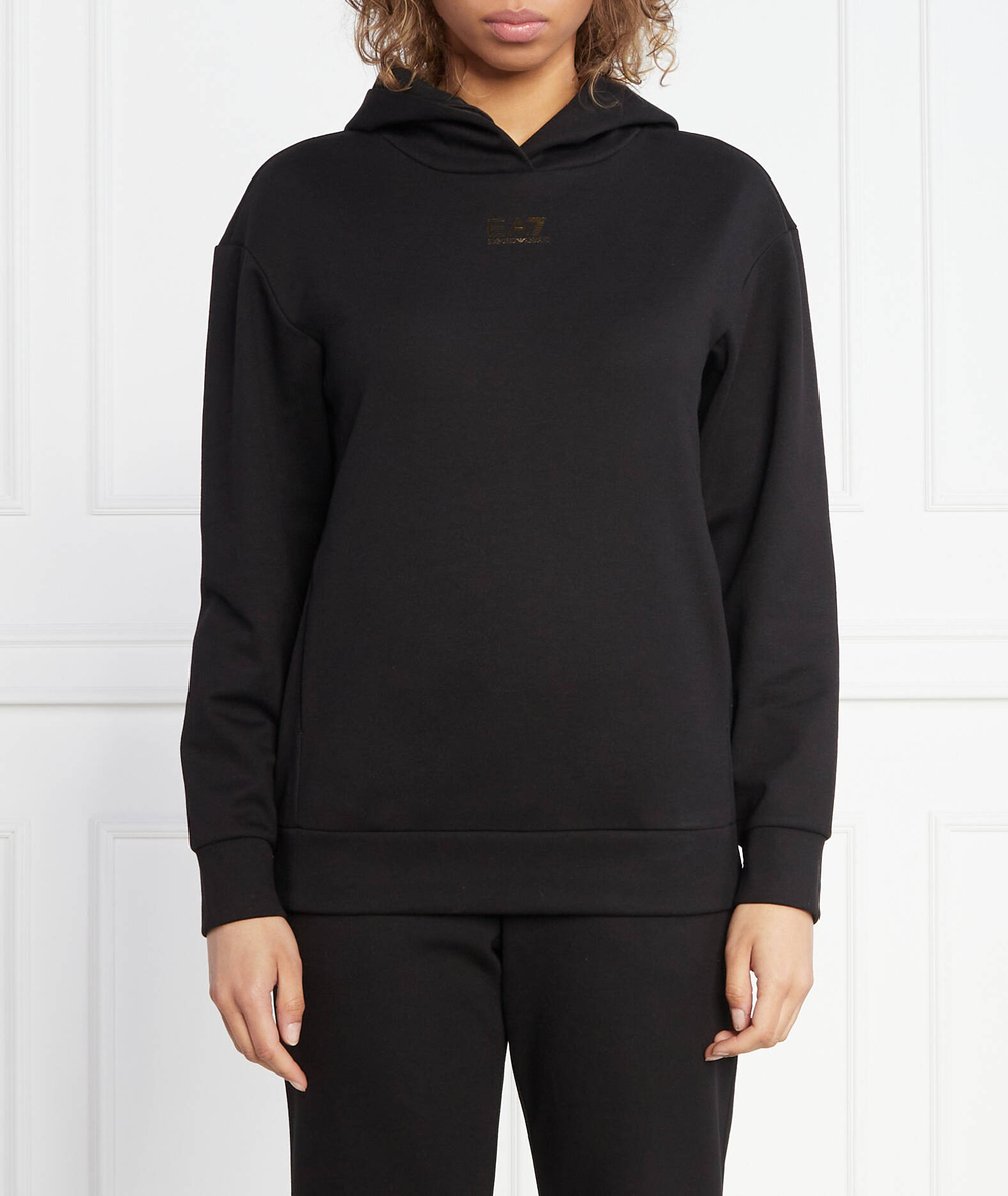 Худи EA7 - черный(6RTM24 TJQLZ)