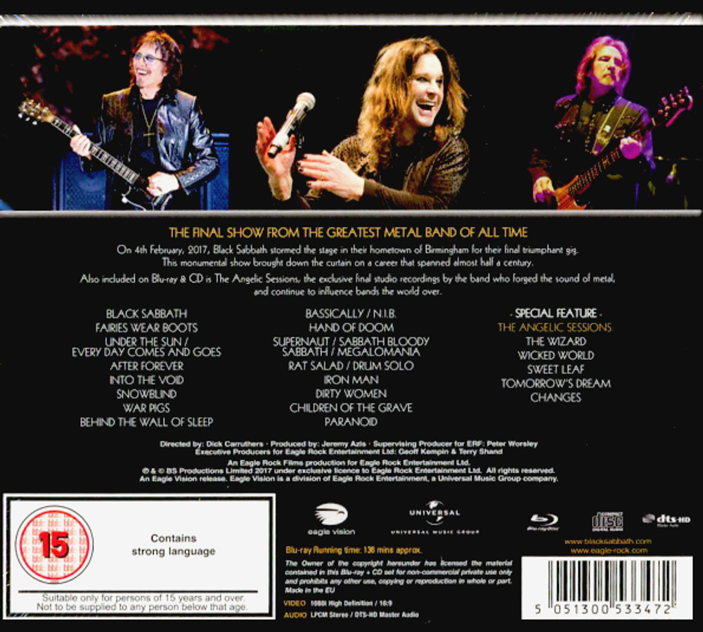 Black Sabbath / The End (CD+Blu-ray)