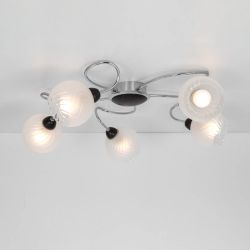 Citilux Одиссей CL130151 Люстра потолочная Венге Хром