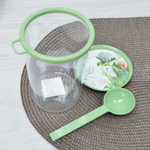 Банка 0,7л с ложкой для сыпучих продуктов "Гармония"