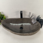 Раковина из речного камня RS-65015 71*41*15 0863