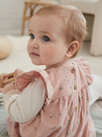 Комбинезон и боди в комплекте для девочки Next Q94-787, Розовый, Молочный