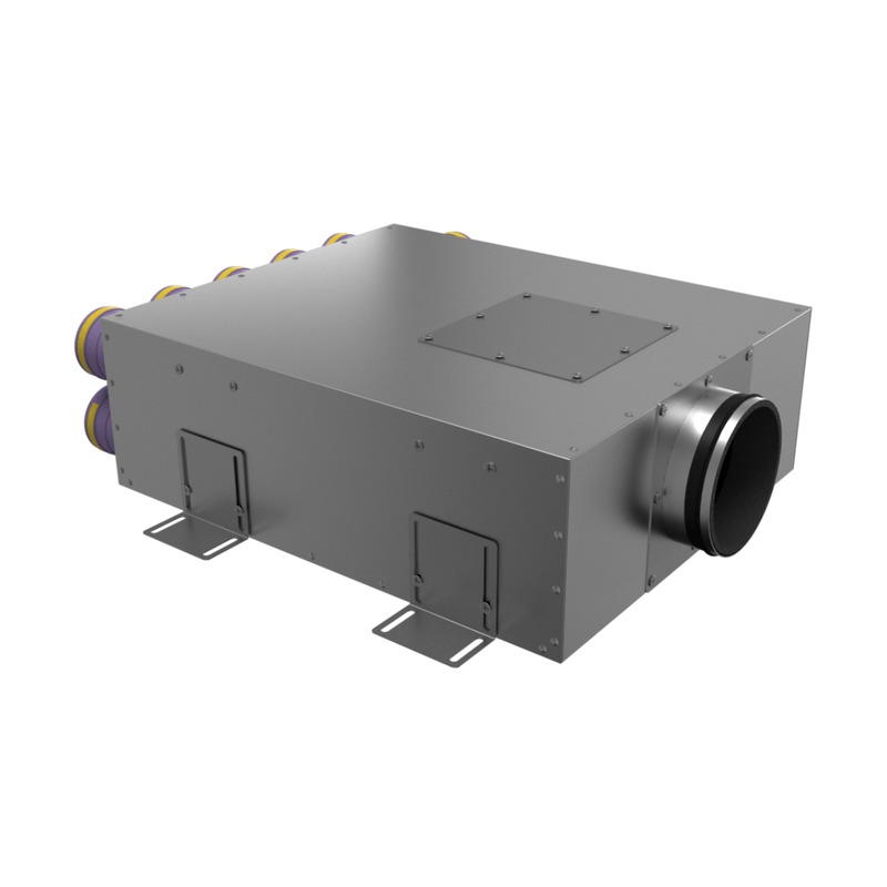 Присоединительная коробка KV 160/75×12 на 12 выходов