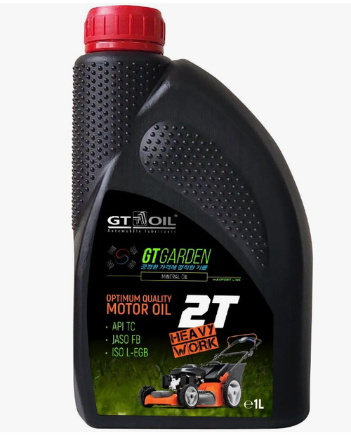 Масло моторное для 2Т-двигателей
п/синт. GT Super Garden 2T, API TC, канистра 1л